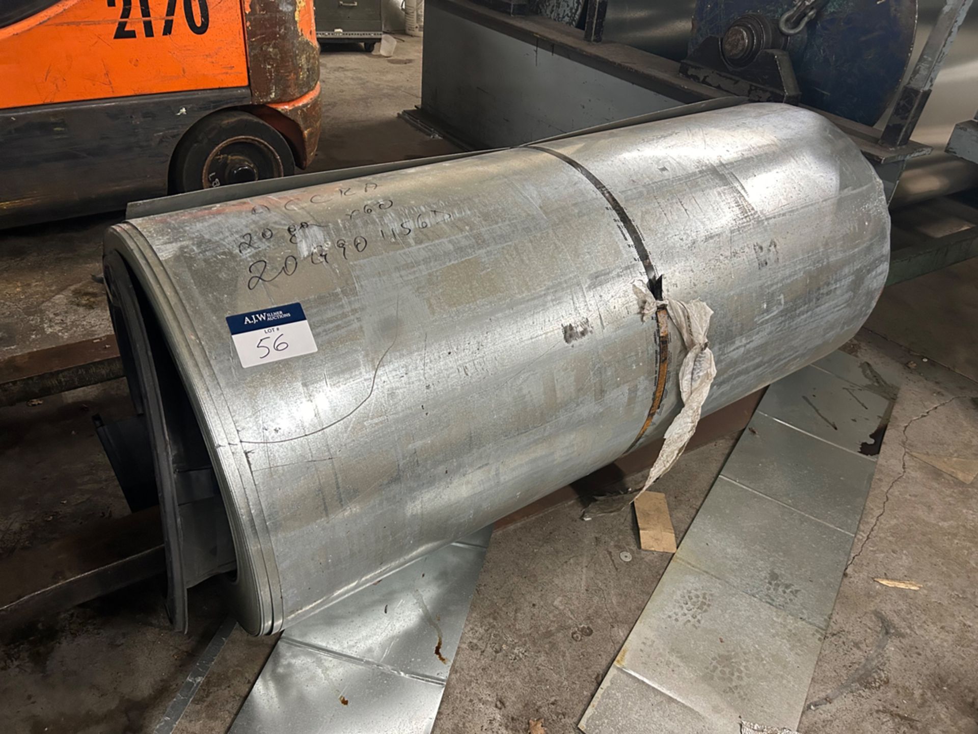 20 Gauge Roll of Galvanized Steel