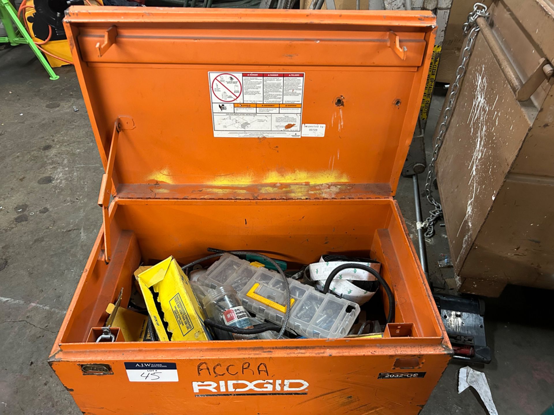 Ridgid Portable Storage Chest Jobsite Box - Image 3 of 4