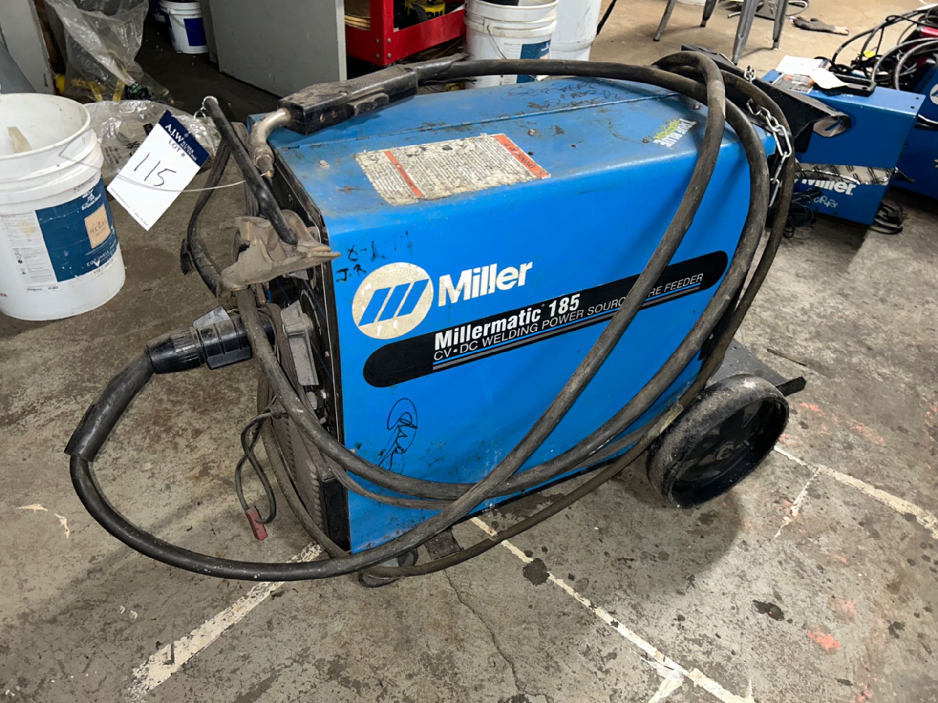 Miller Millermatic 185 Wire Feed Mig Welder CV DC