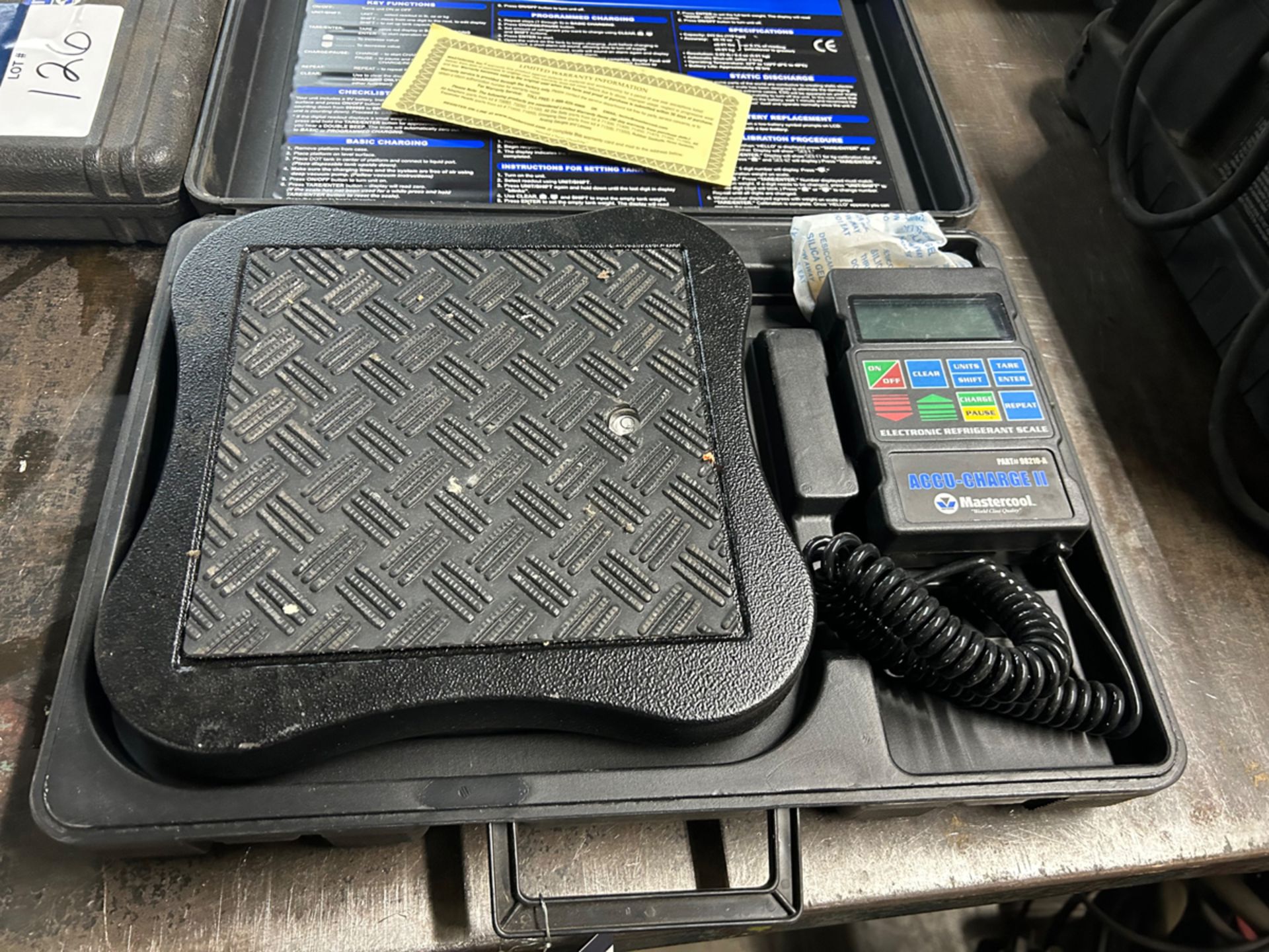 Mastercool Accu-Charge 2 Electronic Refrigerant Scale