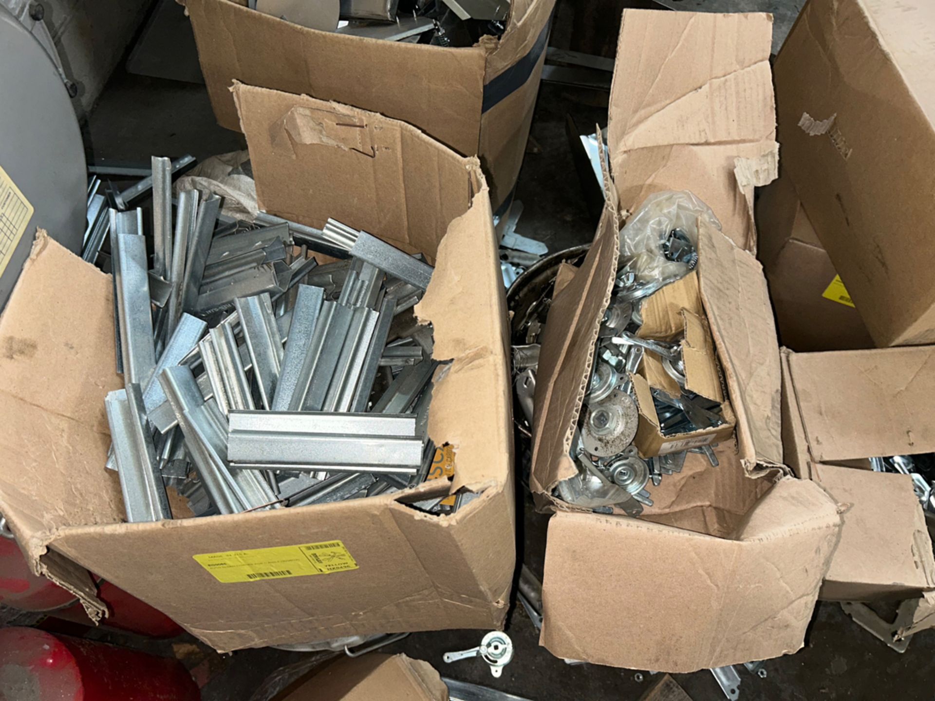 A Group of Ass't Galvanized Steel Brackets and Extrusions - Image 8 of 10
