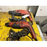 {Each} (2) Hilti Corded Rotary Hammers