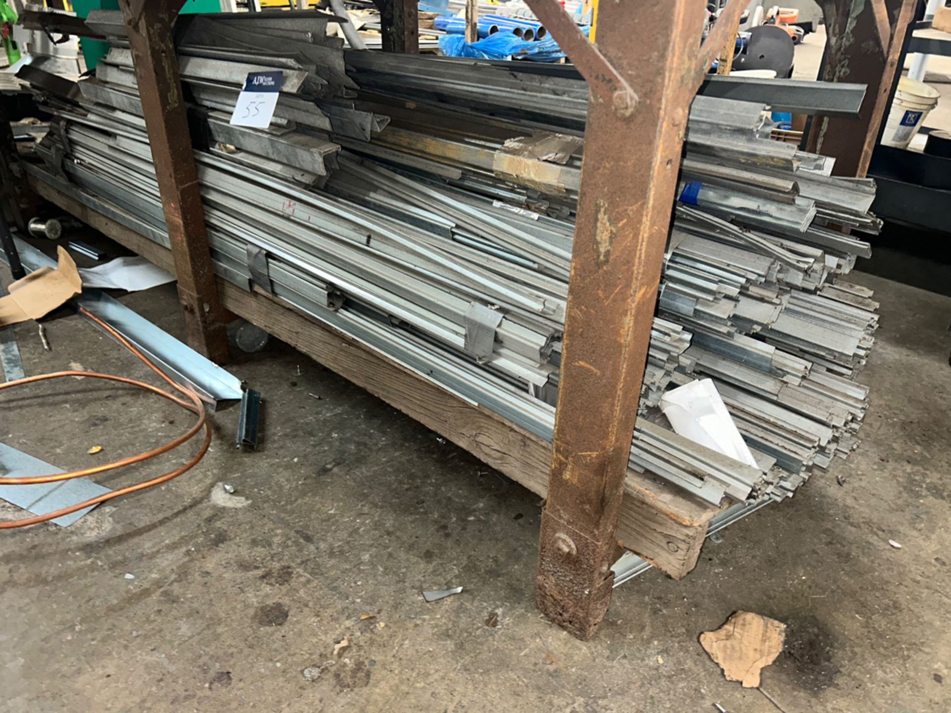A Group of Ass't Galvanized Steel Extrusions