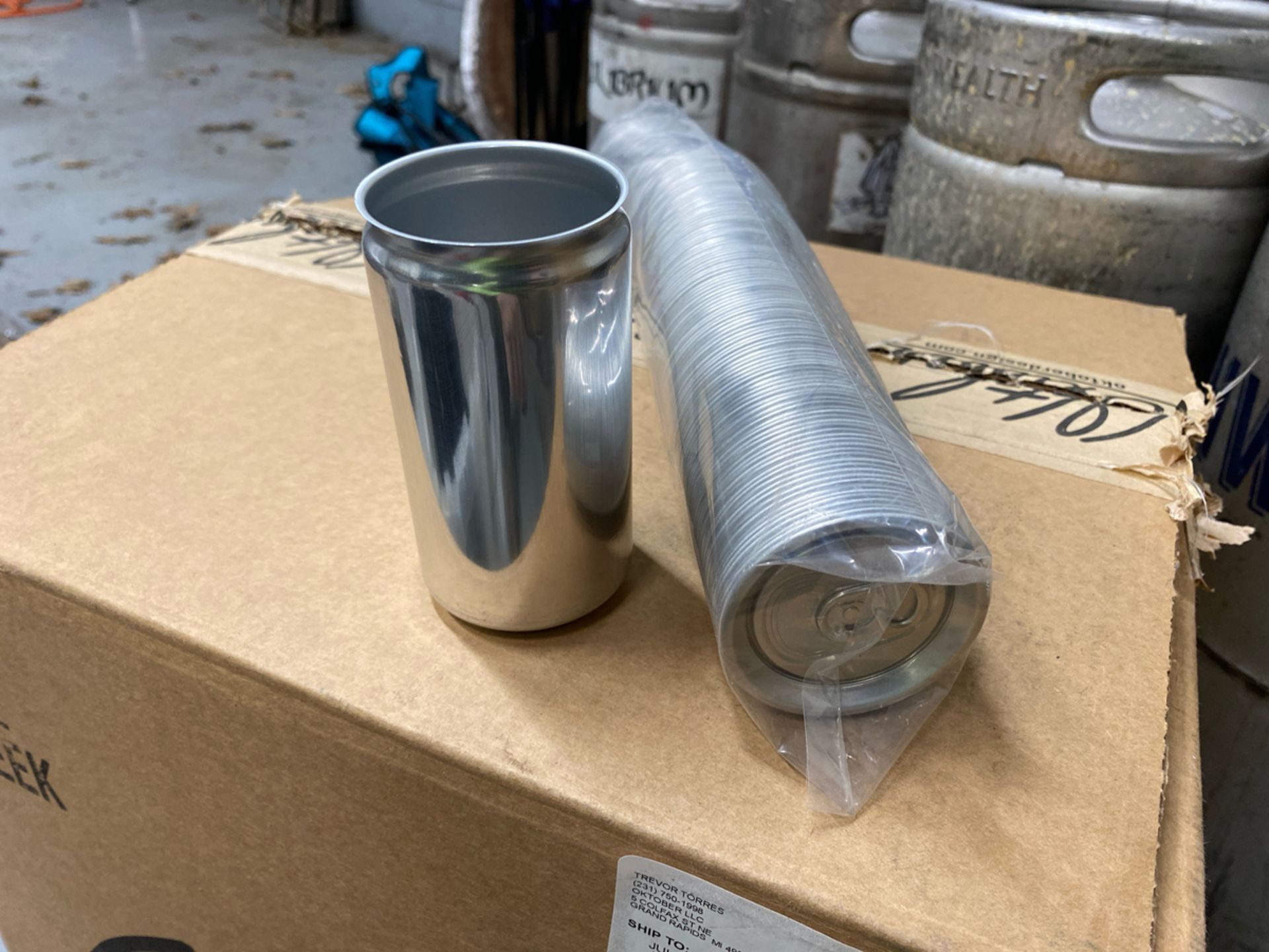A Case of Oktober 8oz Sleek Aluminum Cans - Image 2 of 3