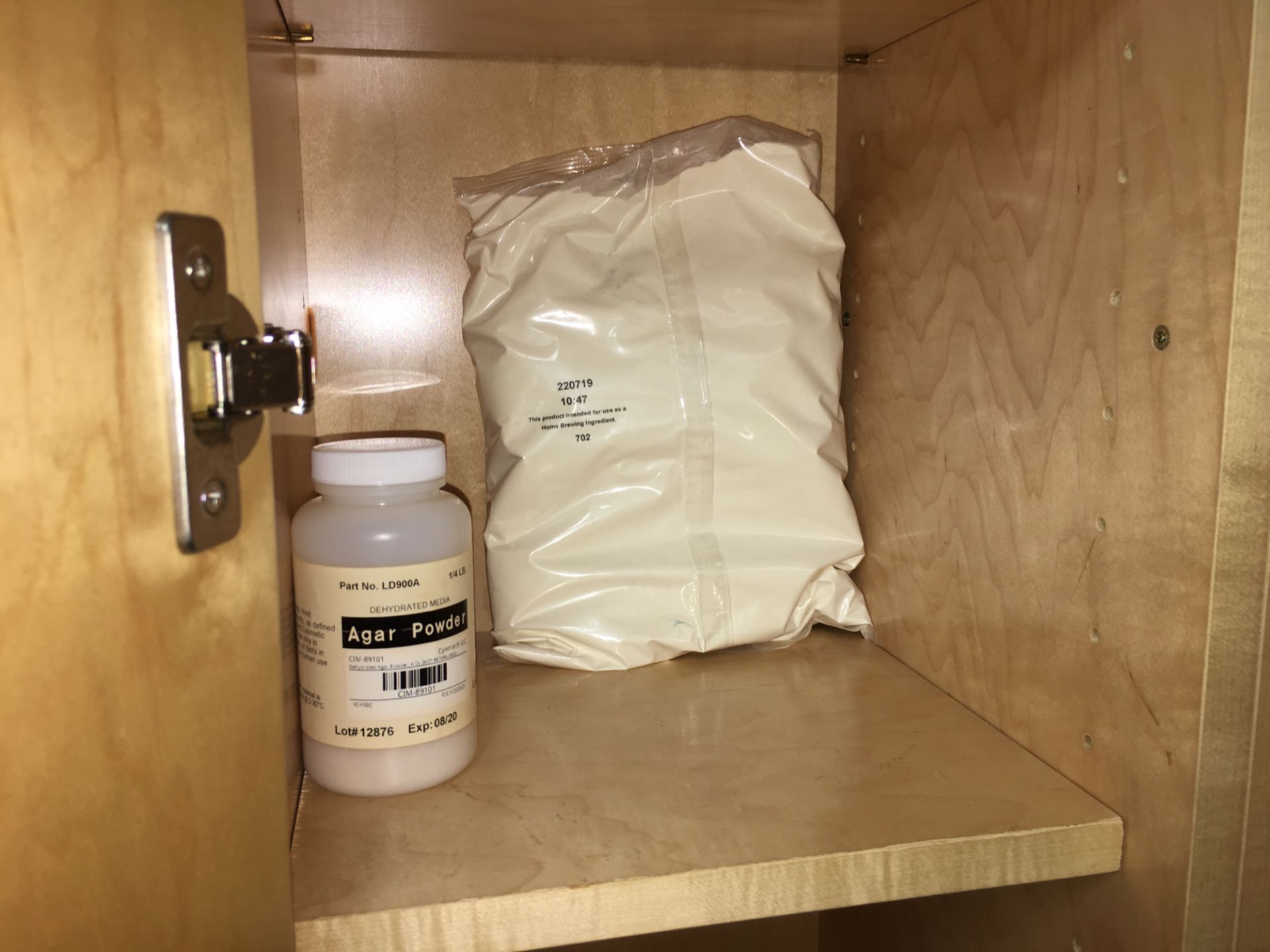 A group of Ass't Lab Supplies in UPPER Cabinets - Image 15 of 33