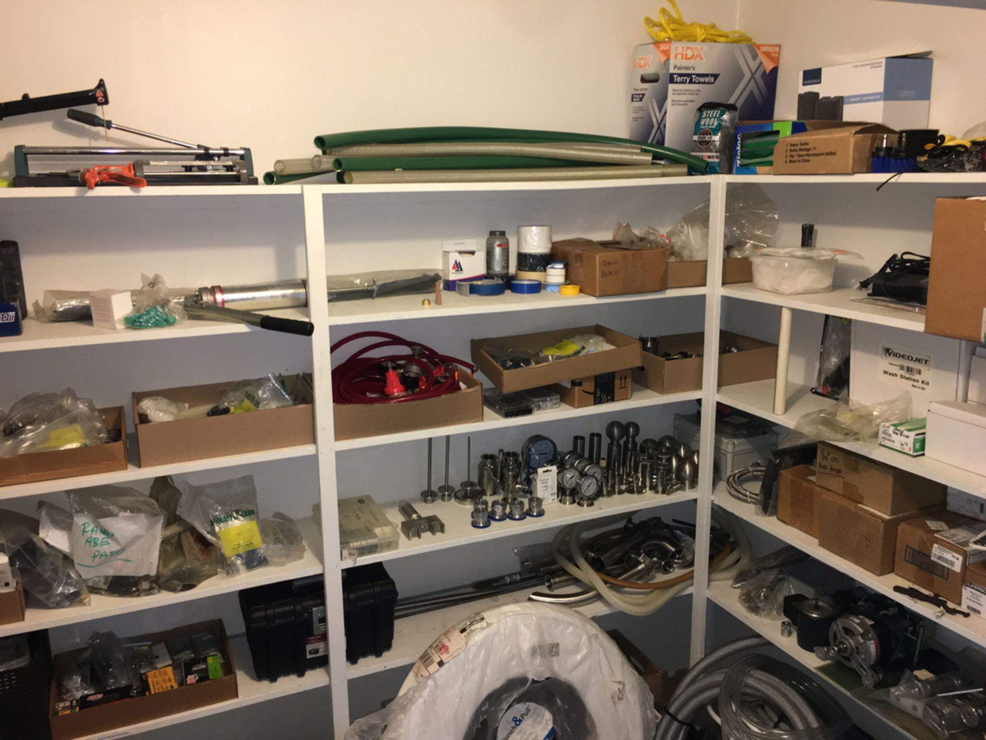 Contents Of Parts And Spares Room
