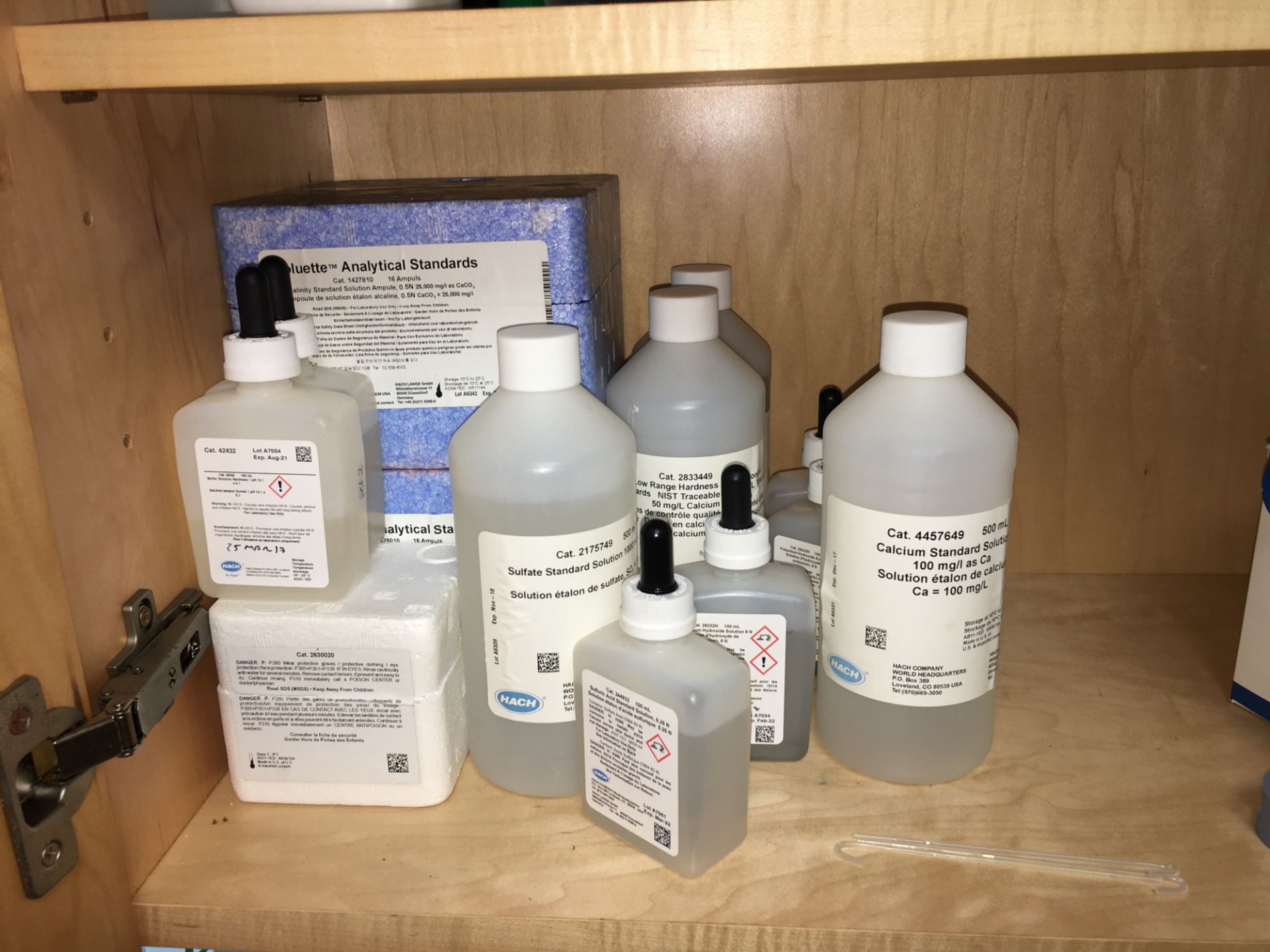 A group of Ass't Lab Supplies in UPPER Cabinets - Image 8 of 33