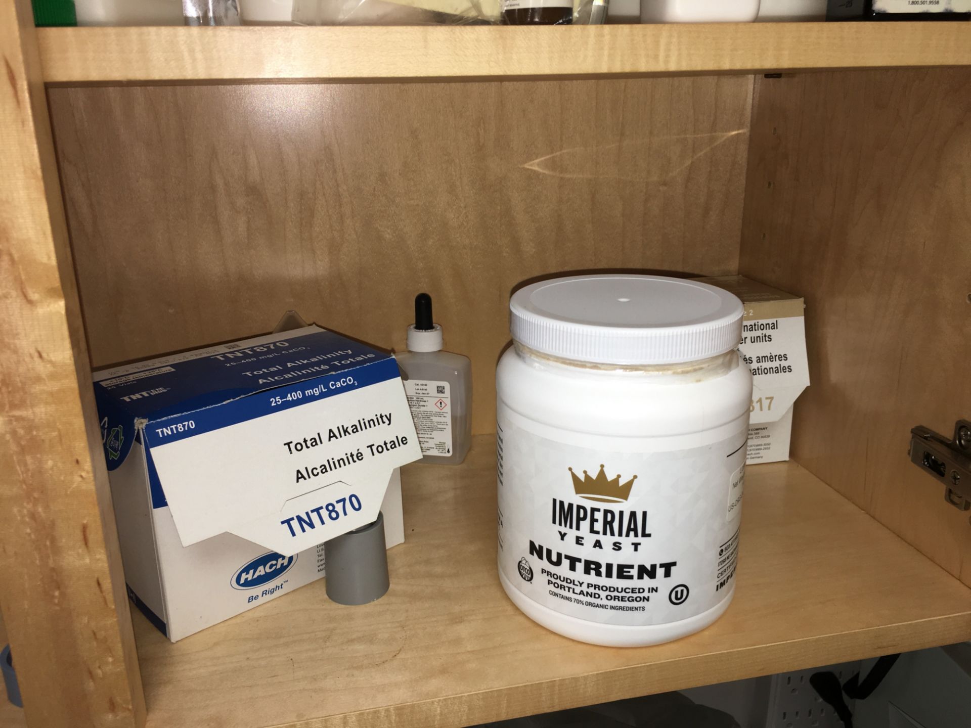 A group of Ass't Lab Supplies in UPPER Cabinets - Image 9 of 33