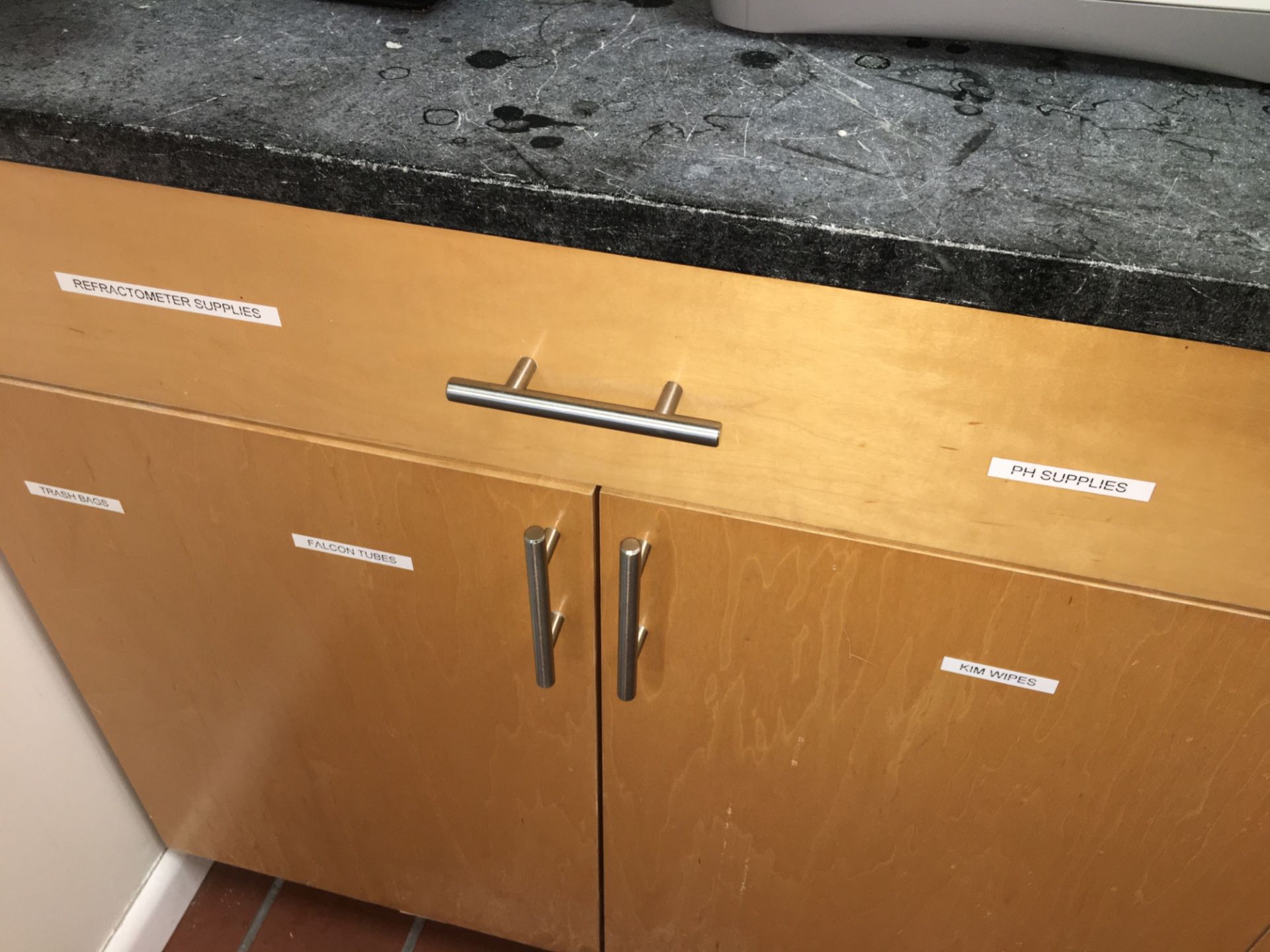A group of Ass't Lab Supplies in LOWER Cabinets - Image 2 of 9