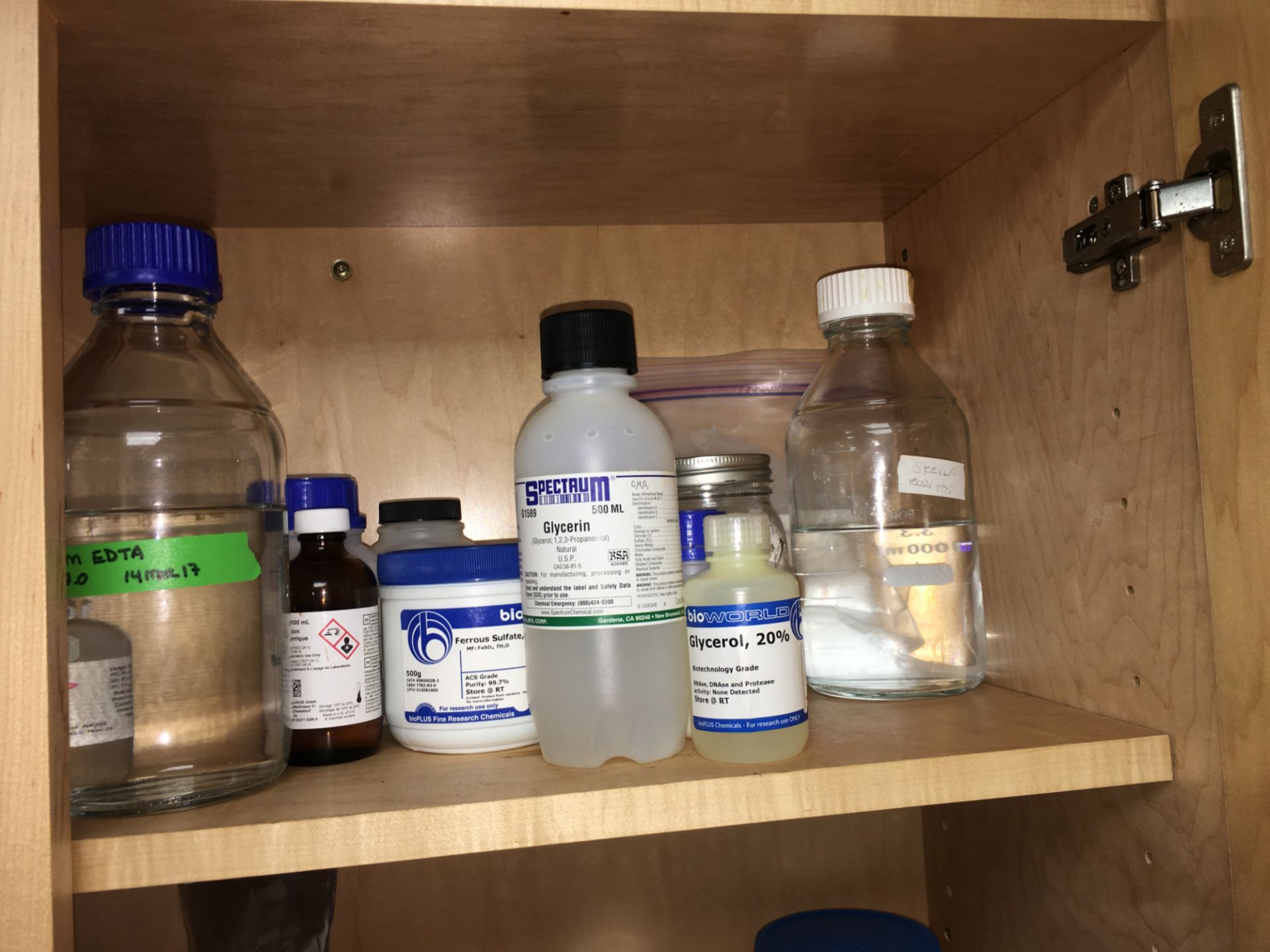 A group of Ass't Lab Supplies in UPPER Cabinets - Image 5 of 33