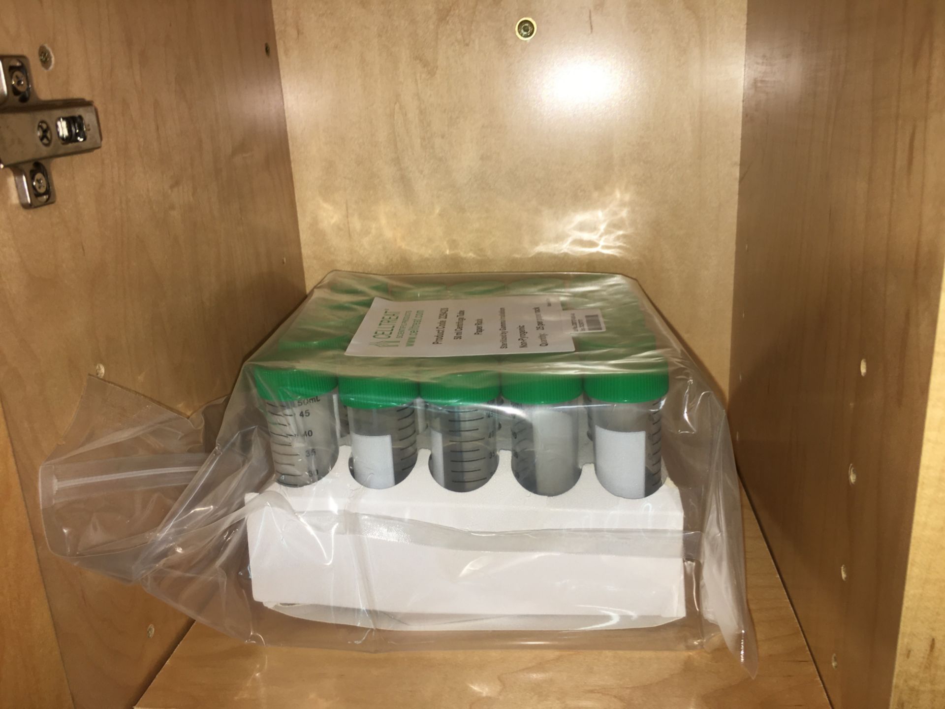 A group of Ass't Lab Supplies in UPPER Cabinets - Image 18 of 33