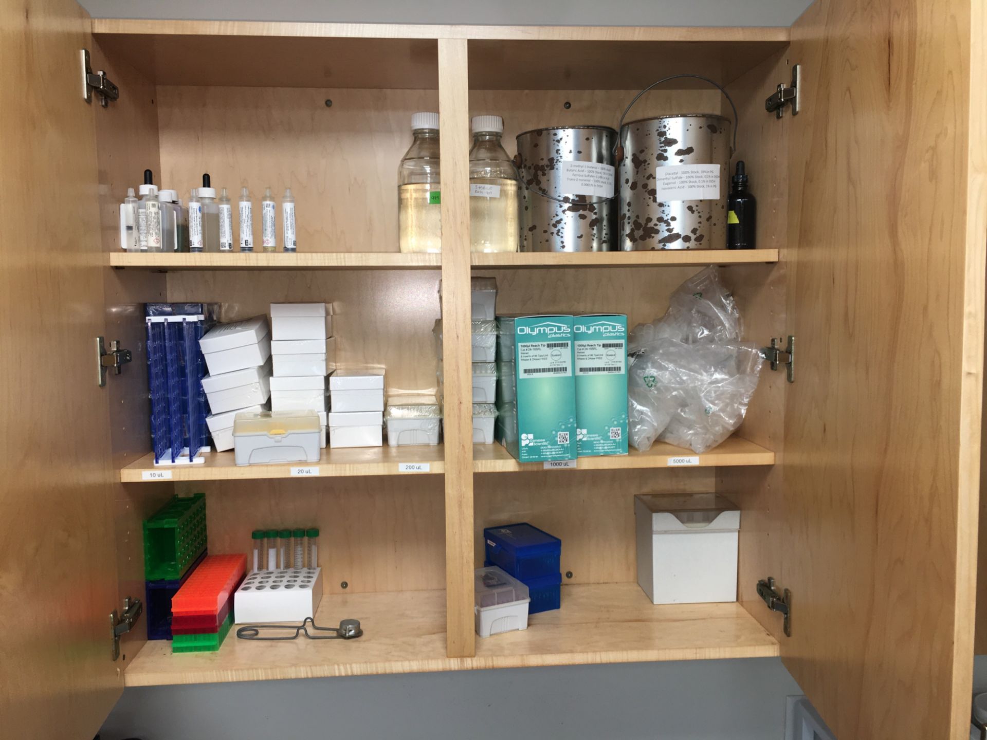 A group of Ass't Lab Supplies in UPPER Cabinets - Image 22 of 33