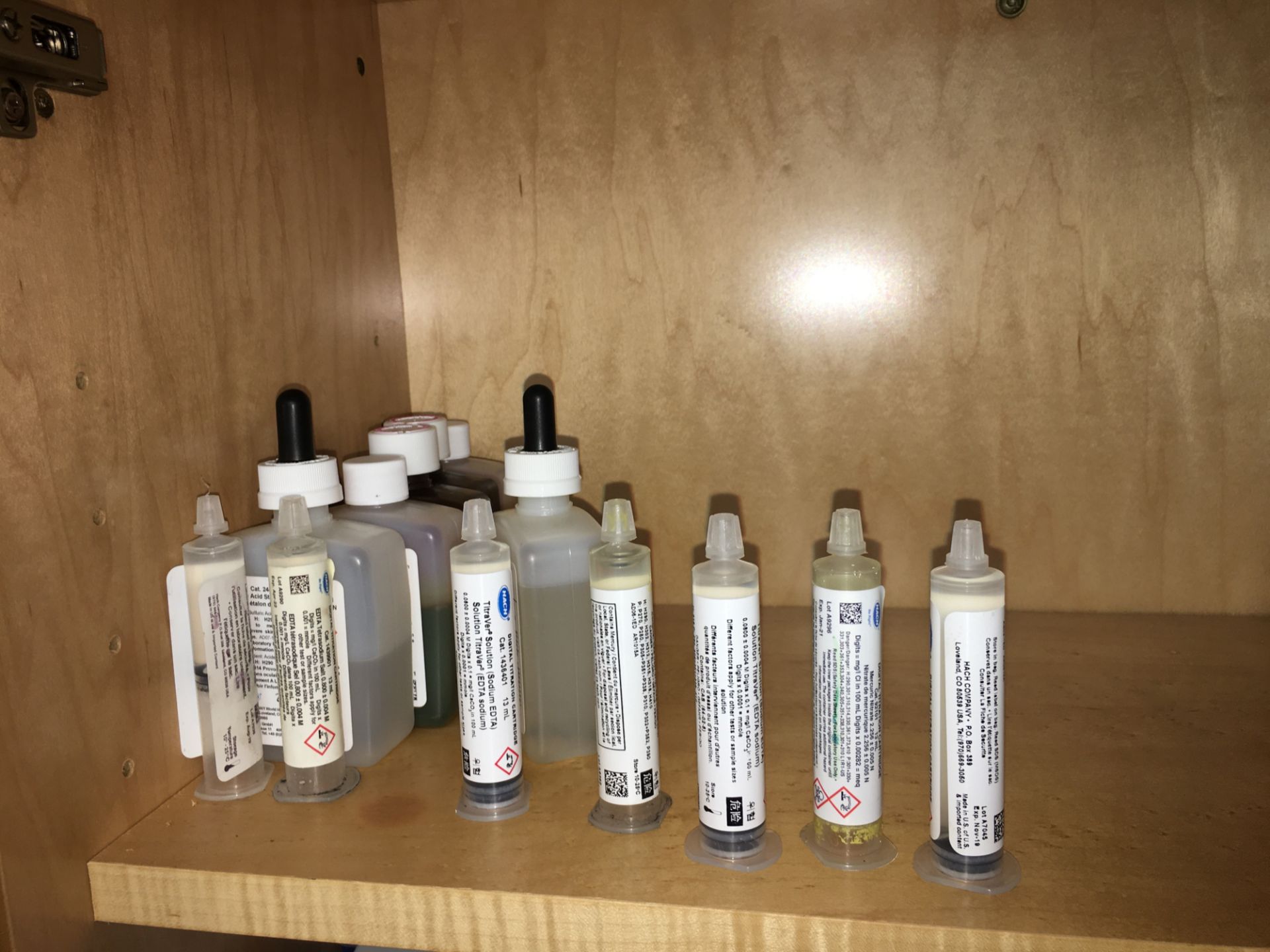 A group of Ass't Lab Supplies in UPPER Cabinets - Image 24 of 33