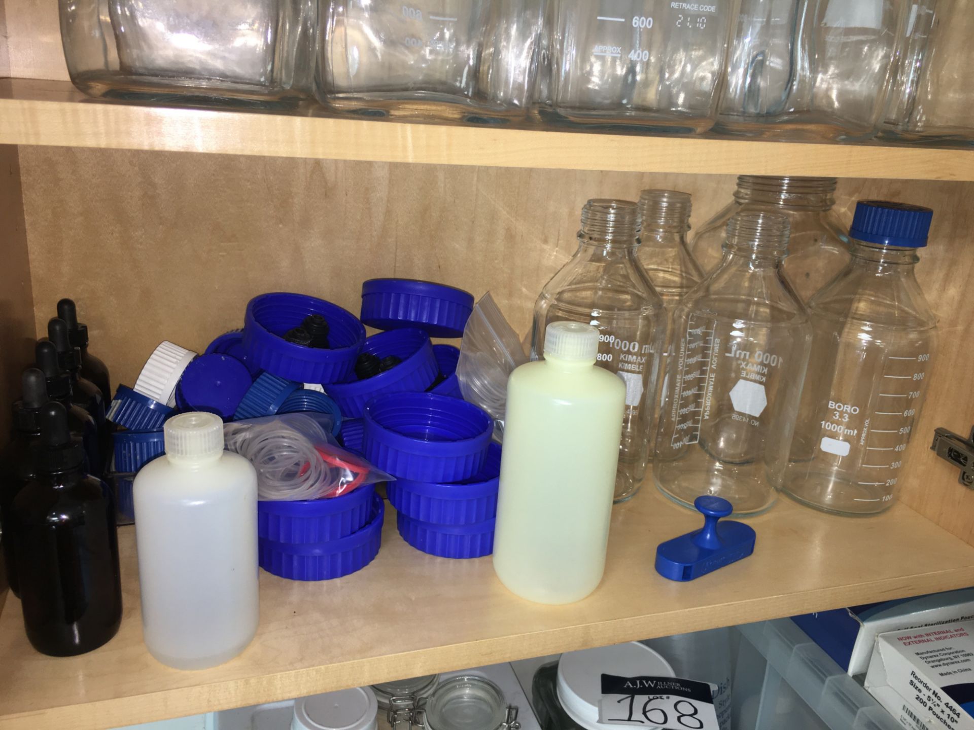 A group of Ass't Lab Supplies in UPPER Cabinets - Image 33 of 33