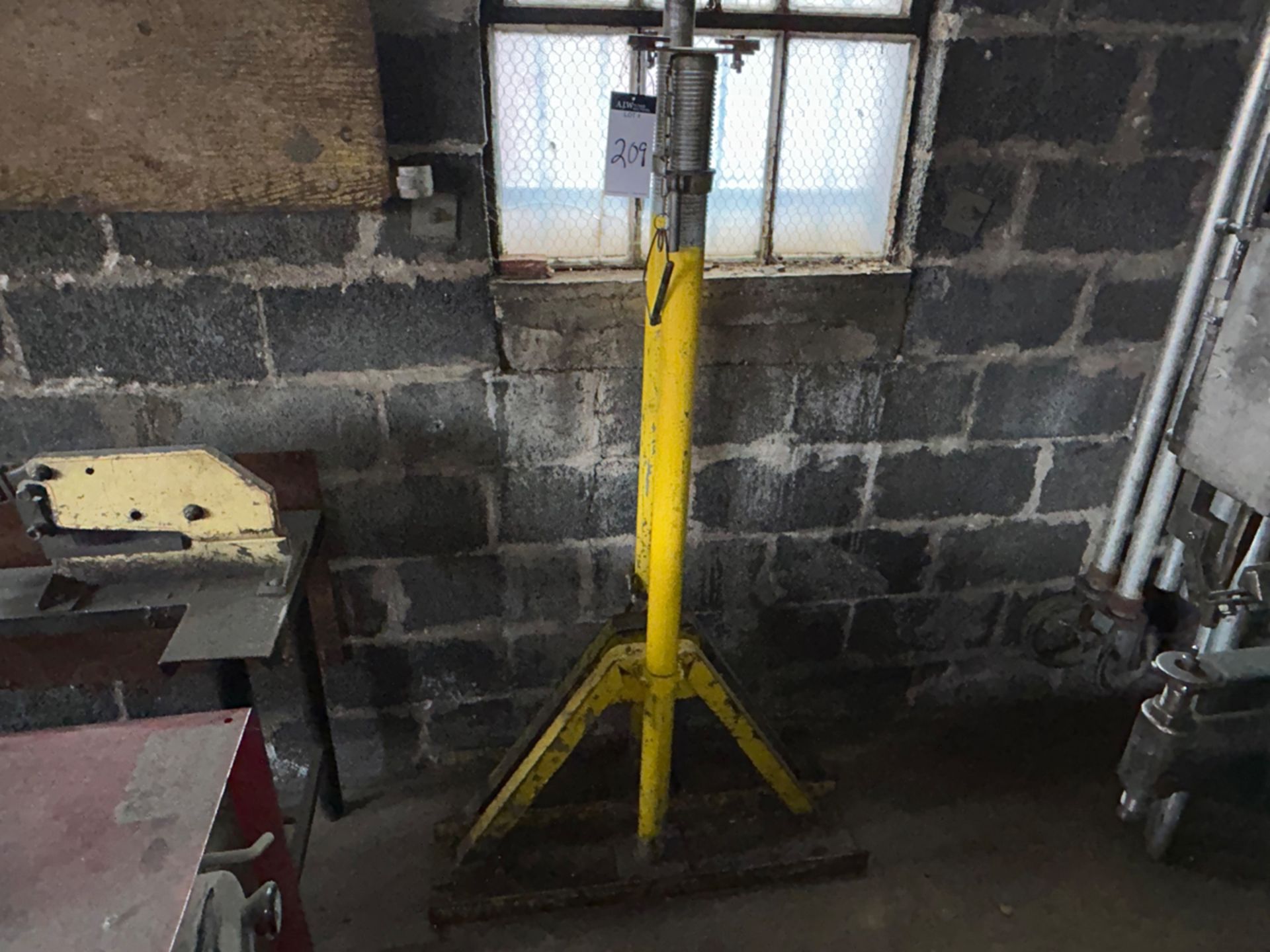 A Pair of Steel Post Stands