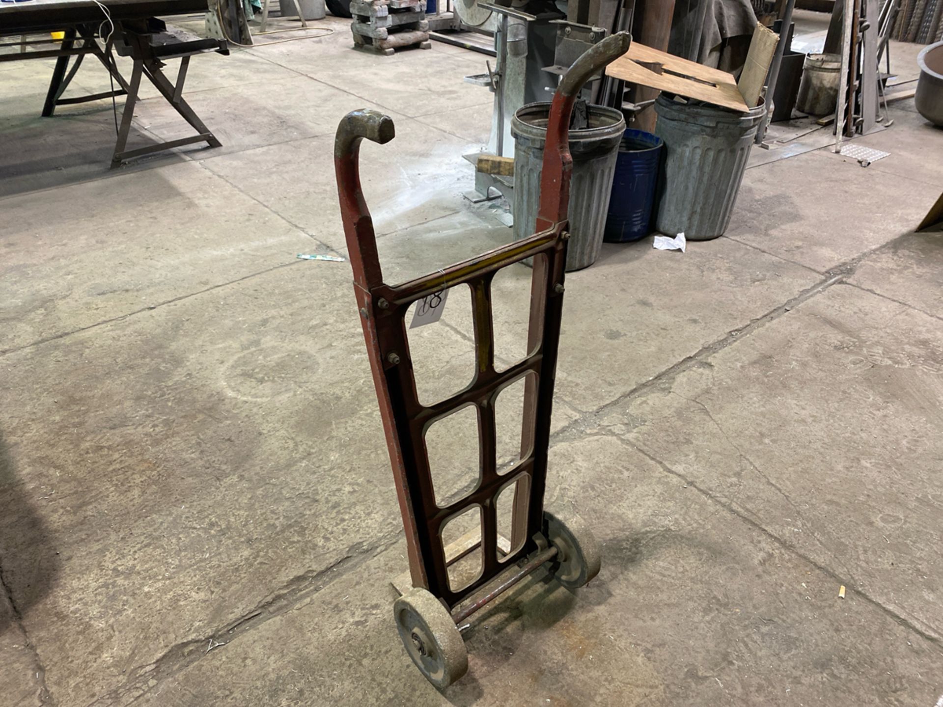 Metal Handtruck with Wood Frame - Bild 2 aus 3