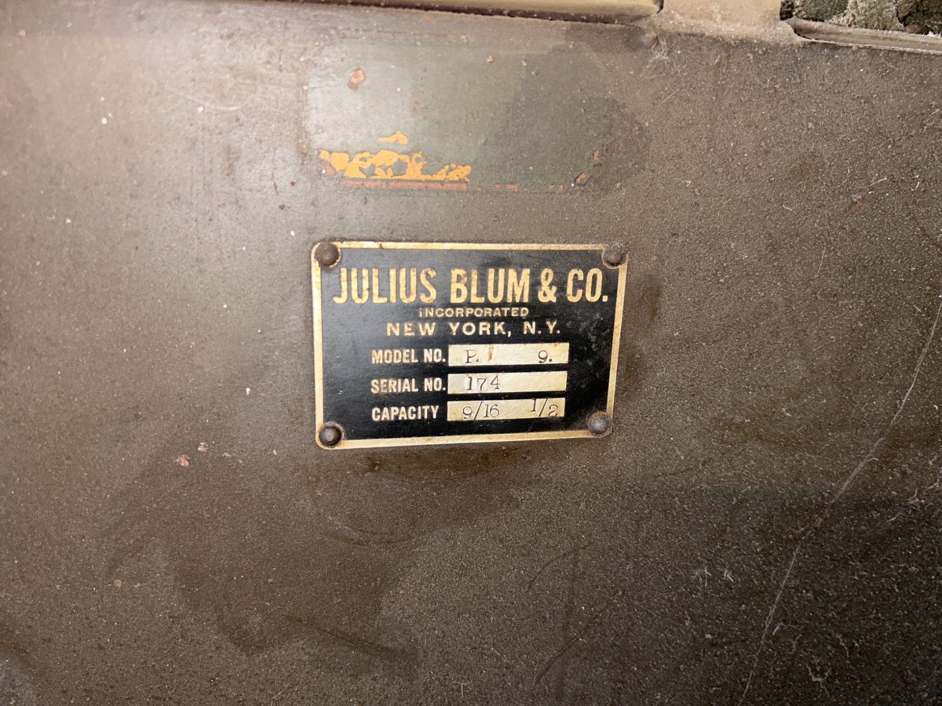 Julius Blum & Co. Punch Press - Image 7 of 7