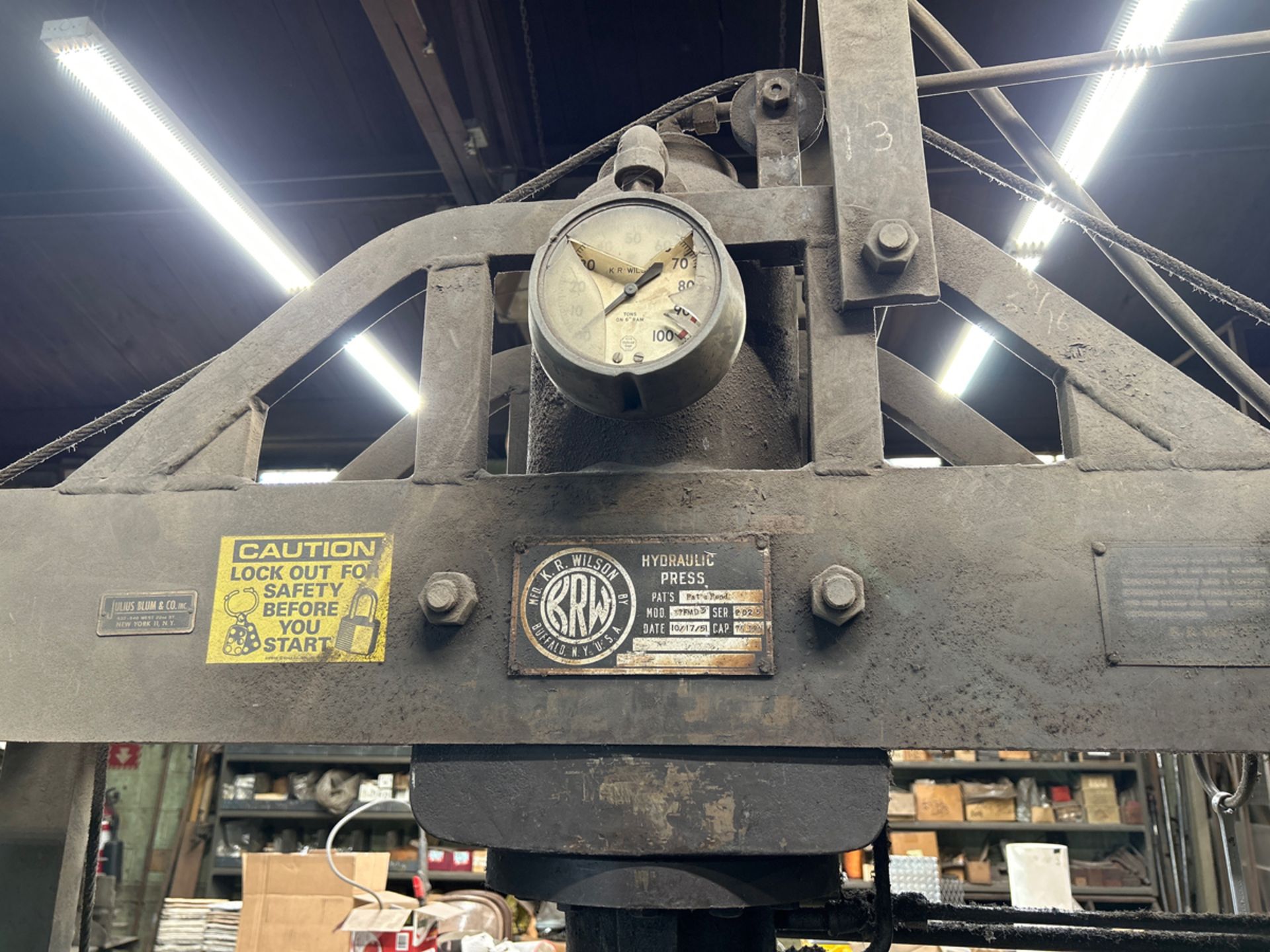 KR Wilson 75-Ton Hydraulic Press - Bild 5 aus 18