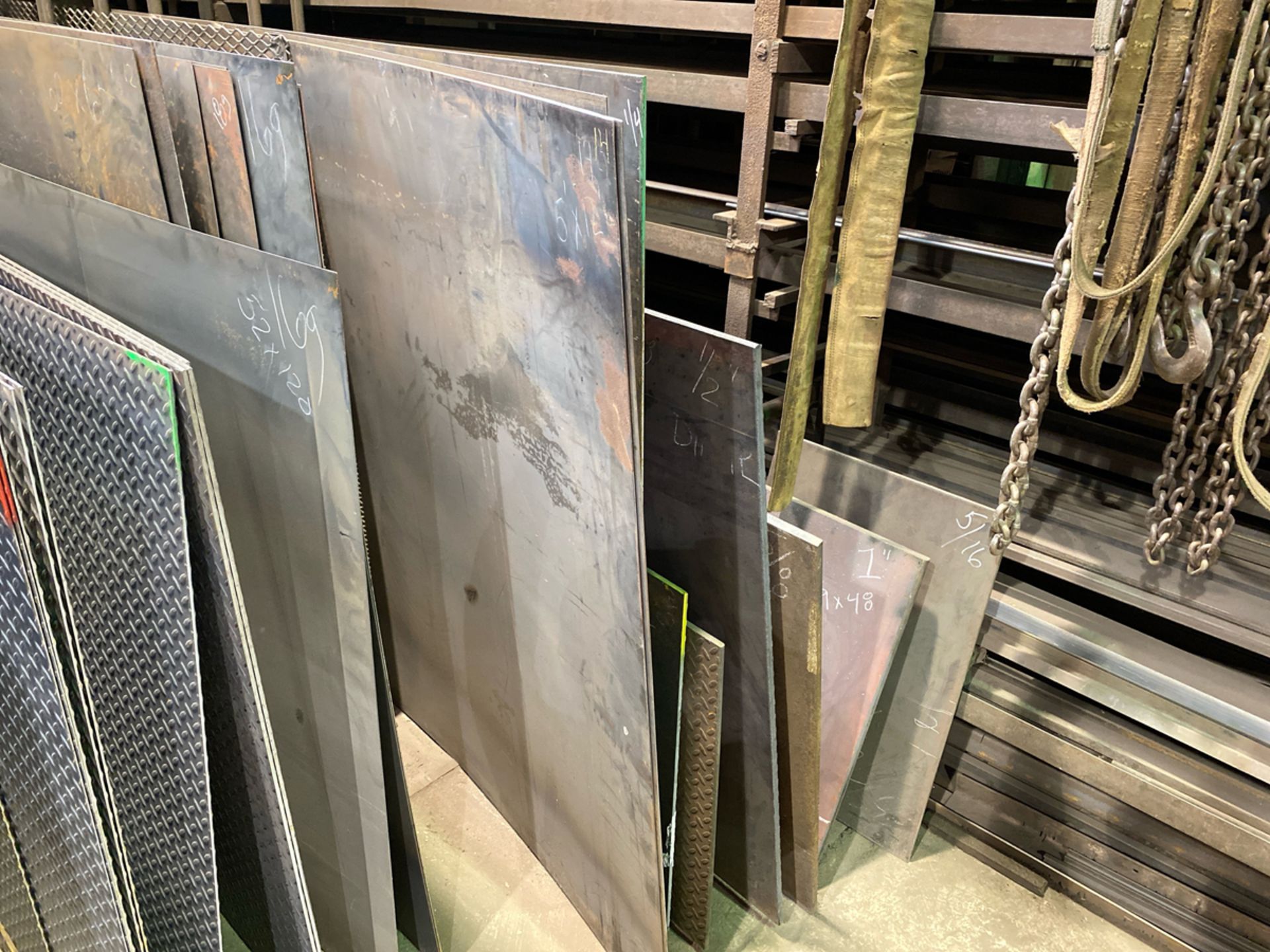 A Group of Steel, Galvanized Sheets (Mostly 10ft x 60"" and 12ft x 60")