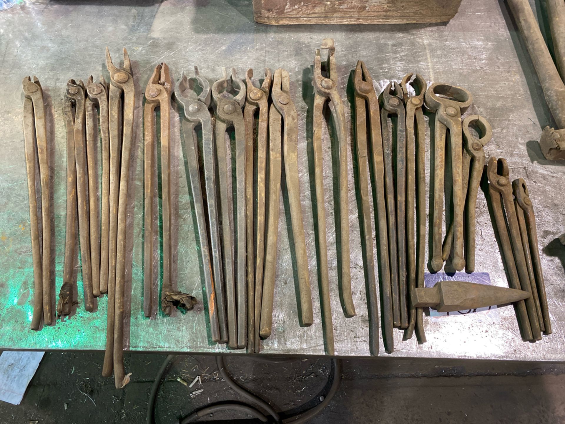 A Large Group of Blacksmith Tooling