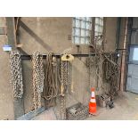 A Group of Chain, Rope and Slings