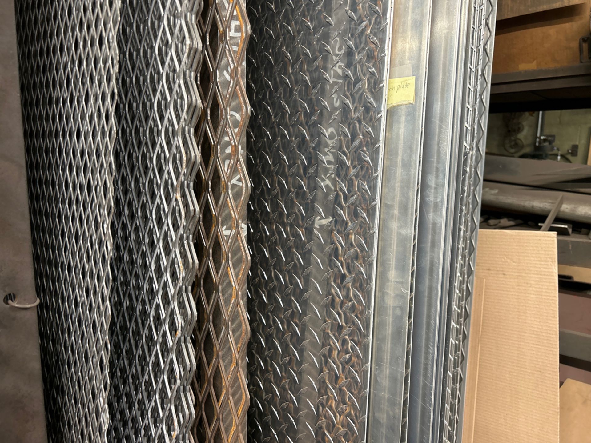 A Group Of Diamond Plate sheets, Expended Metal - Image 2 of 4