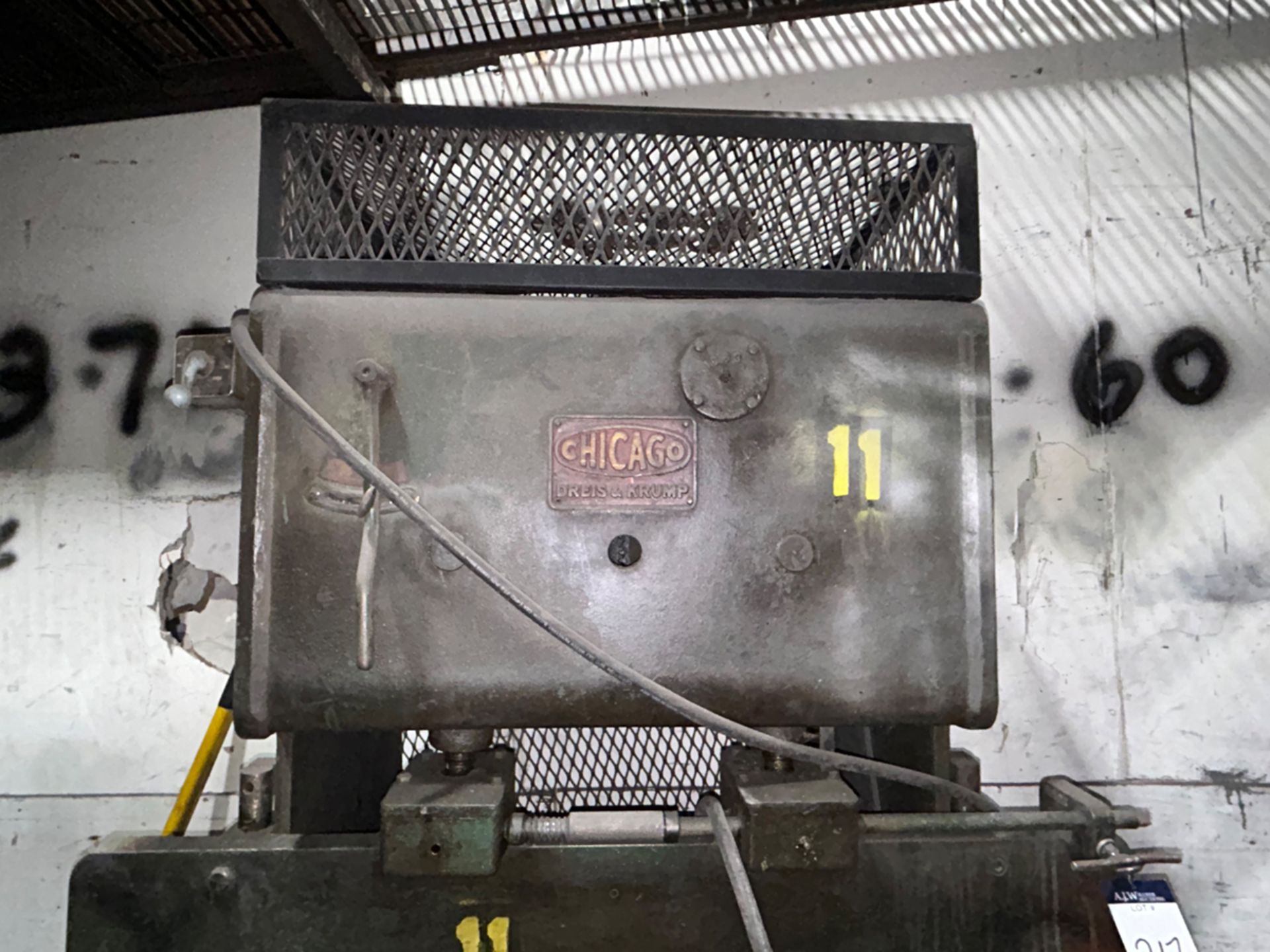 Chicago 48" 15-Ton Mechanical Press Brake - Image 2 of 7