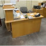 Office Desk and Cabinet