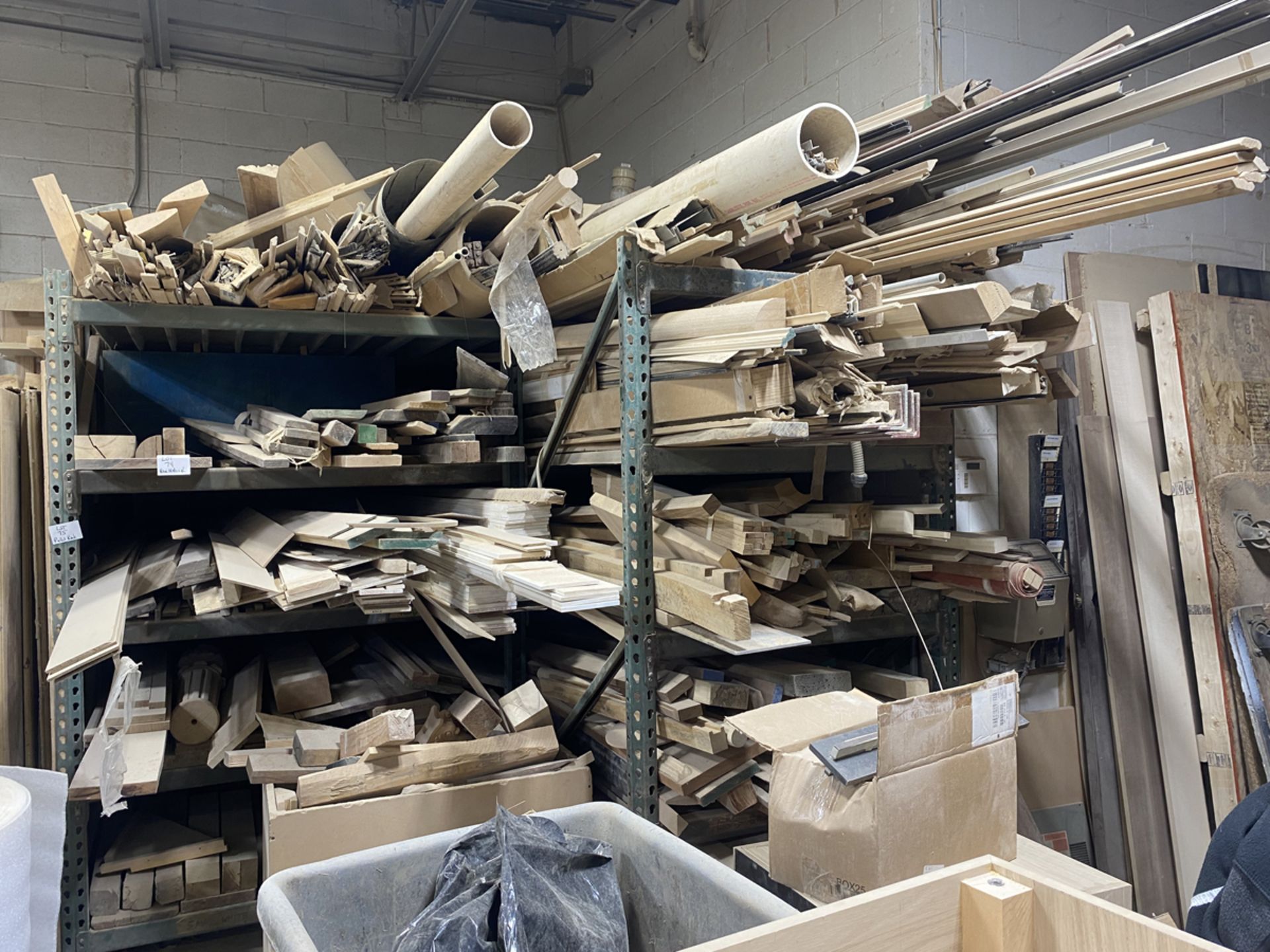 A Group of Raw Wood Materials