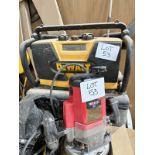 A Group of Toughtest Router & DeWalt Radio