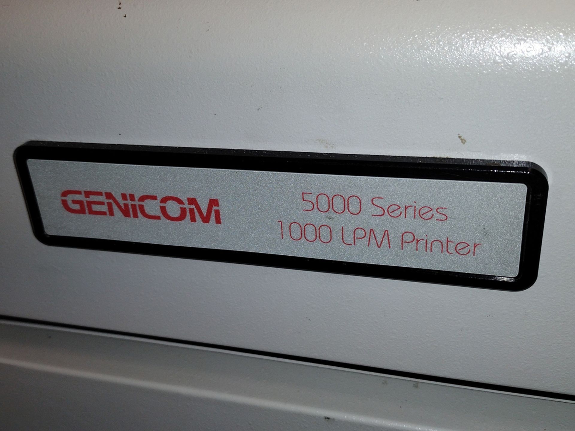 Genicom 5000 Series 1000 LPM Printer (For Parts) - Image 5 of 7