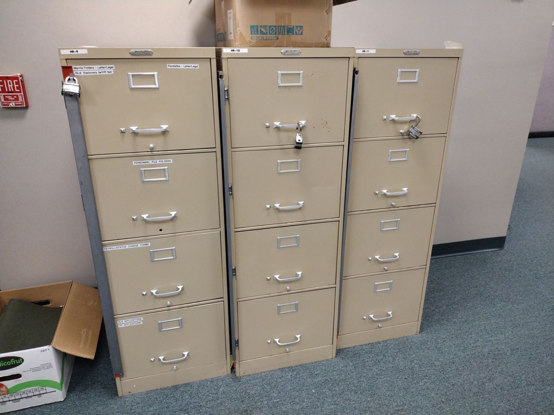 Group of Ass't Metal File Cabinets - Image 2 of 5