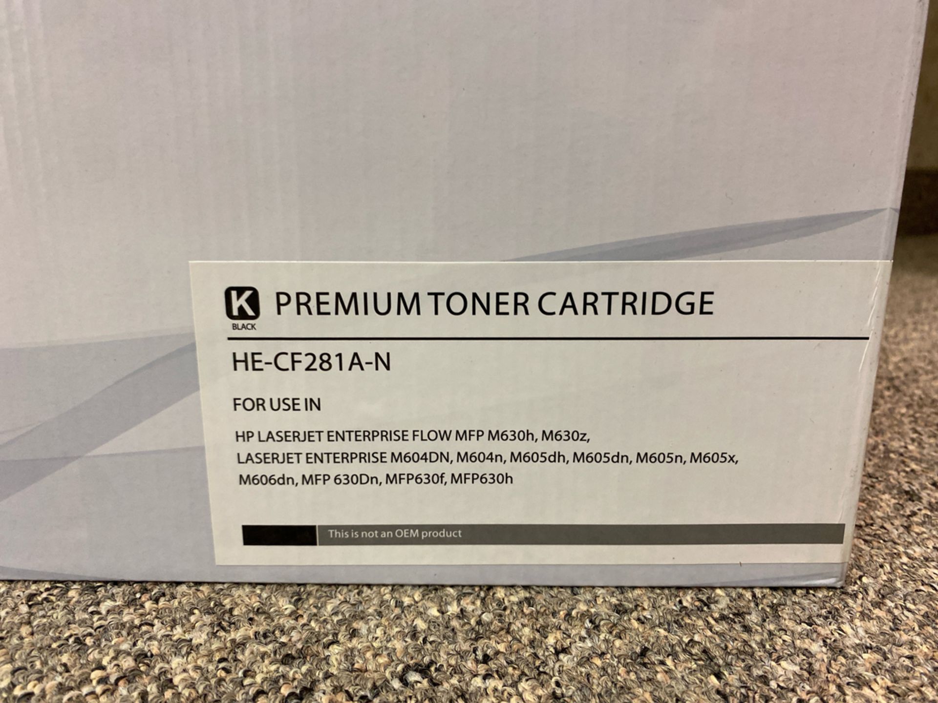Premium Toner Cartridge HE-CF281A-N Black Toner Cartridge - Image 2 of 2