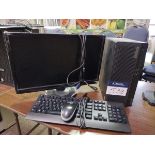 Lenovo M70t ThinkCentre i5 PC w/ Monitor and Keyboard