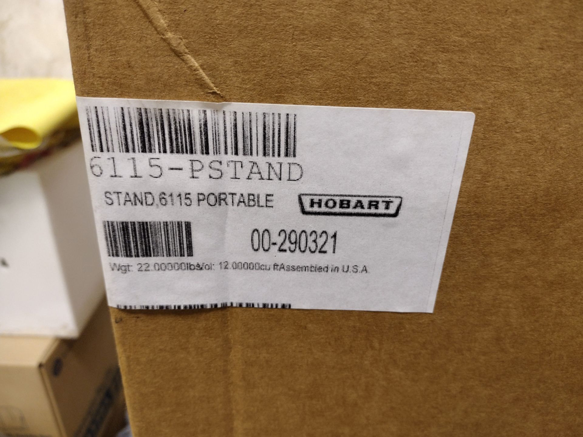 Hobart Portable Stand for Potato Peeler (NIB) - Image 3 of 3