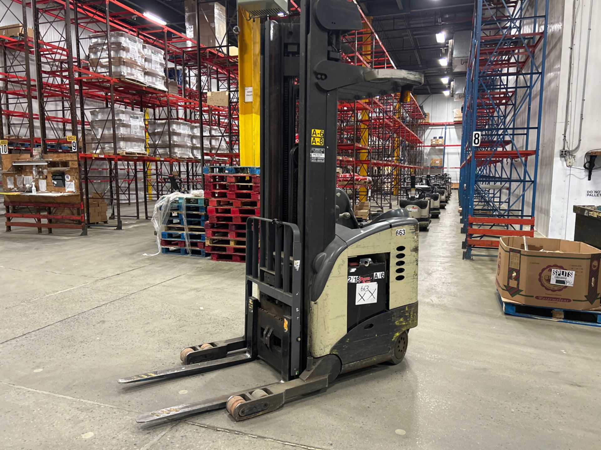 Crown RR5020-35 3,500lbs Electric 36V Reach Truck w/ Charger - Image 2 of 16