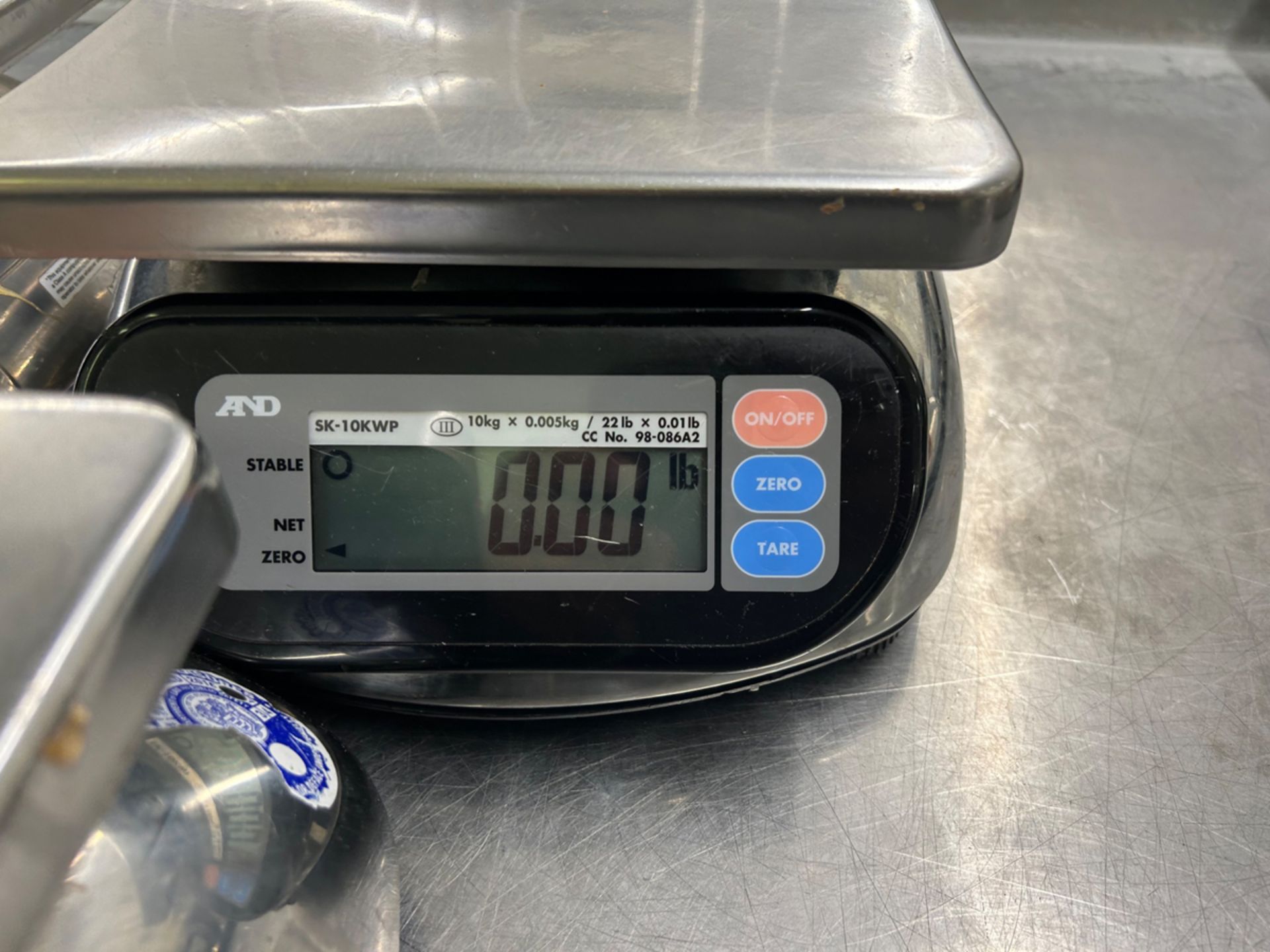 {Each} A&D Weighing A&D SK-20KWP Digital Stainless Steel Washdown Scale - Image 2 of 4