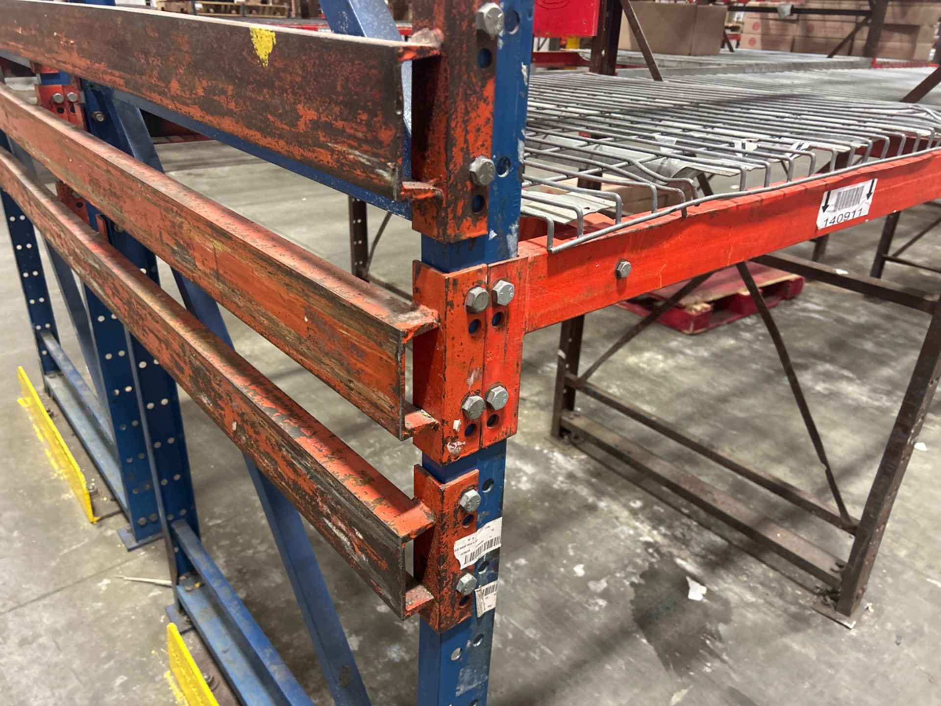 A Group of Structural Pallet Racking, 19' Tall, Approx. 96 Sections - Bild 7 aus 10