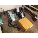 A Group of Mitel Telephones