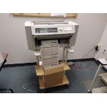 OKI Pacemark 4410 Dot Matrix Printer w/ Rolling Table