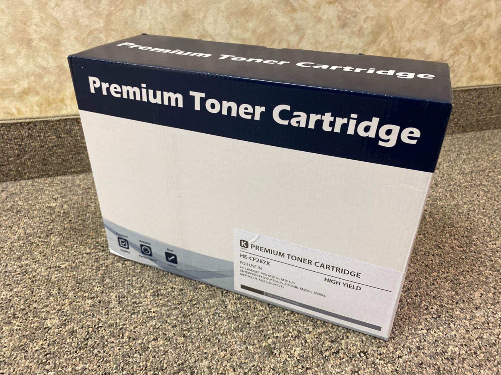 Premium Toner Cartridge HE-CF287X Black Toner Cartridge