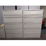 {Each} 5-Drawer Lateral Metal File Cabinet