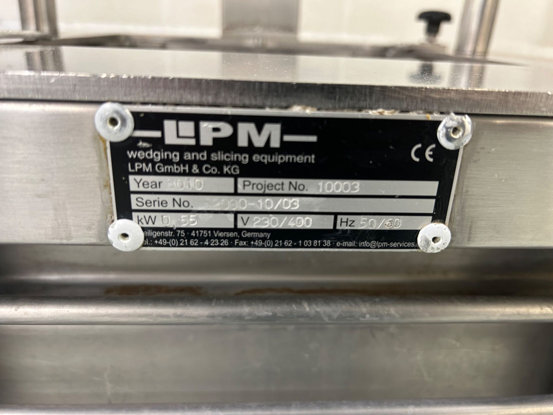 LPM 10003 Wedging and Slicing Machine - Image 14 of 15