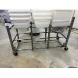 3-Tier Steel Rolling Bin Rack