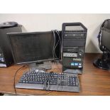 Lenovo E30 ThinkStation Xeon PC w/ Monitor and Keyboard