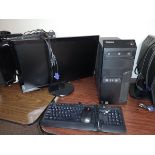 Lenovo M Series ThinkCentre i7 PC w/ Monitor and Keyboard