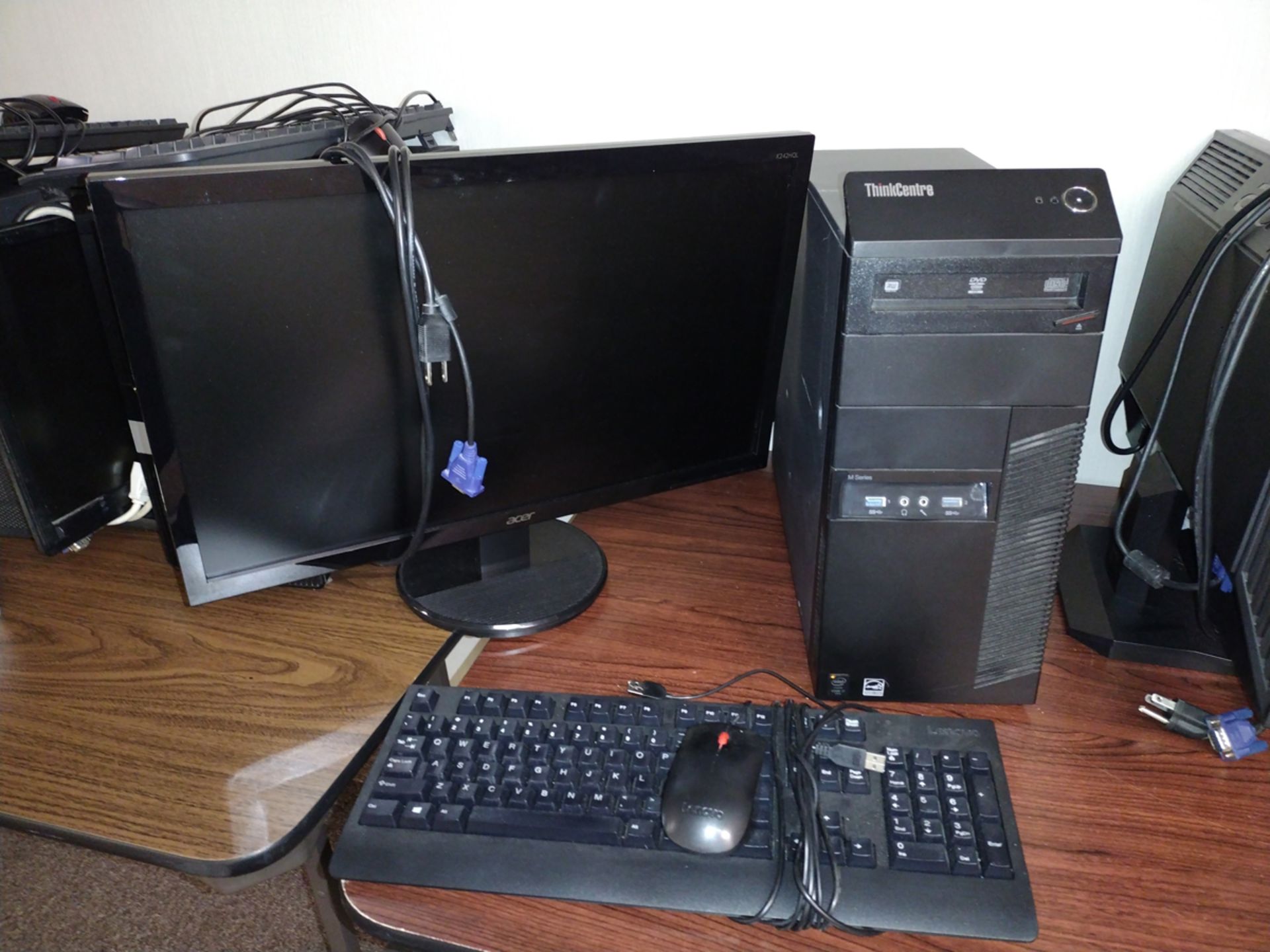 Lenovo M Series ThinkCentre i7 PC w/ Monitor and Keyboard