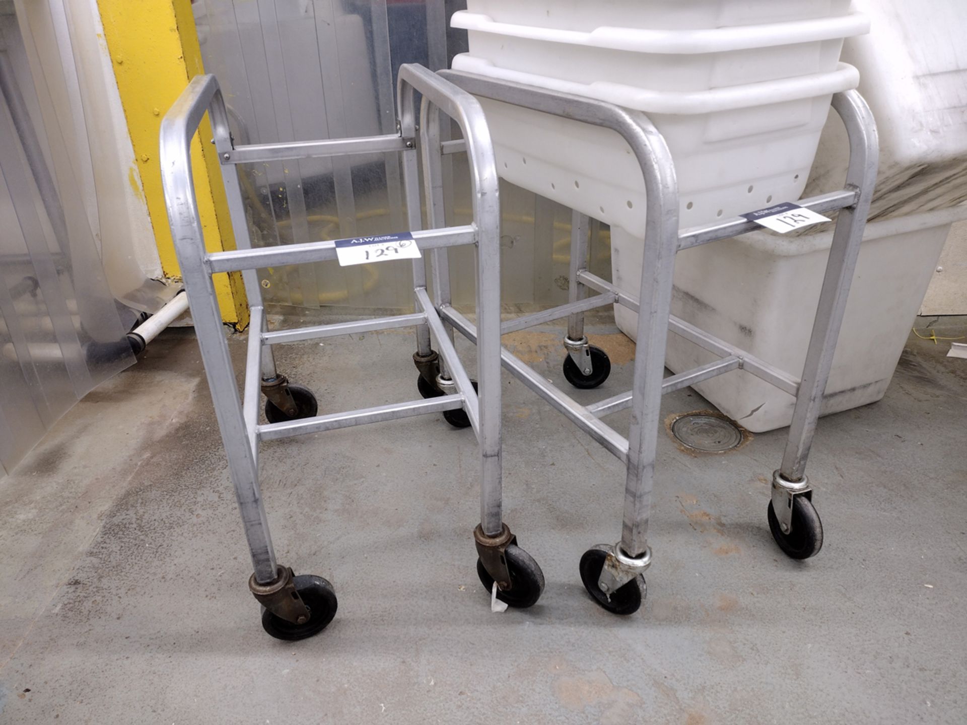 {Each} Aluminum Rolling Bin Racks - Image 2 of 4