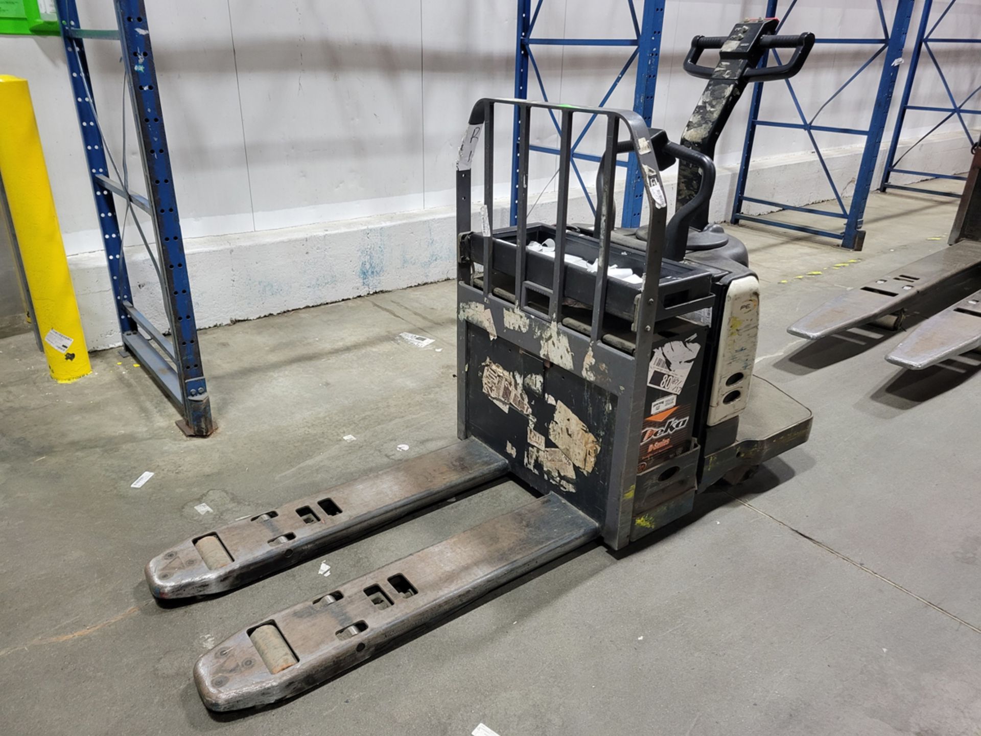Crown PE4000-60 6,000lbs Electric 24V Rider Pallet Jack w/ Charger - Image 2 of 12