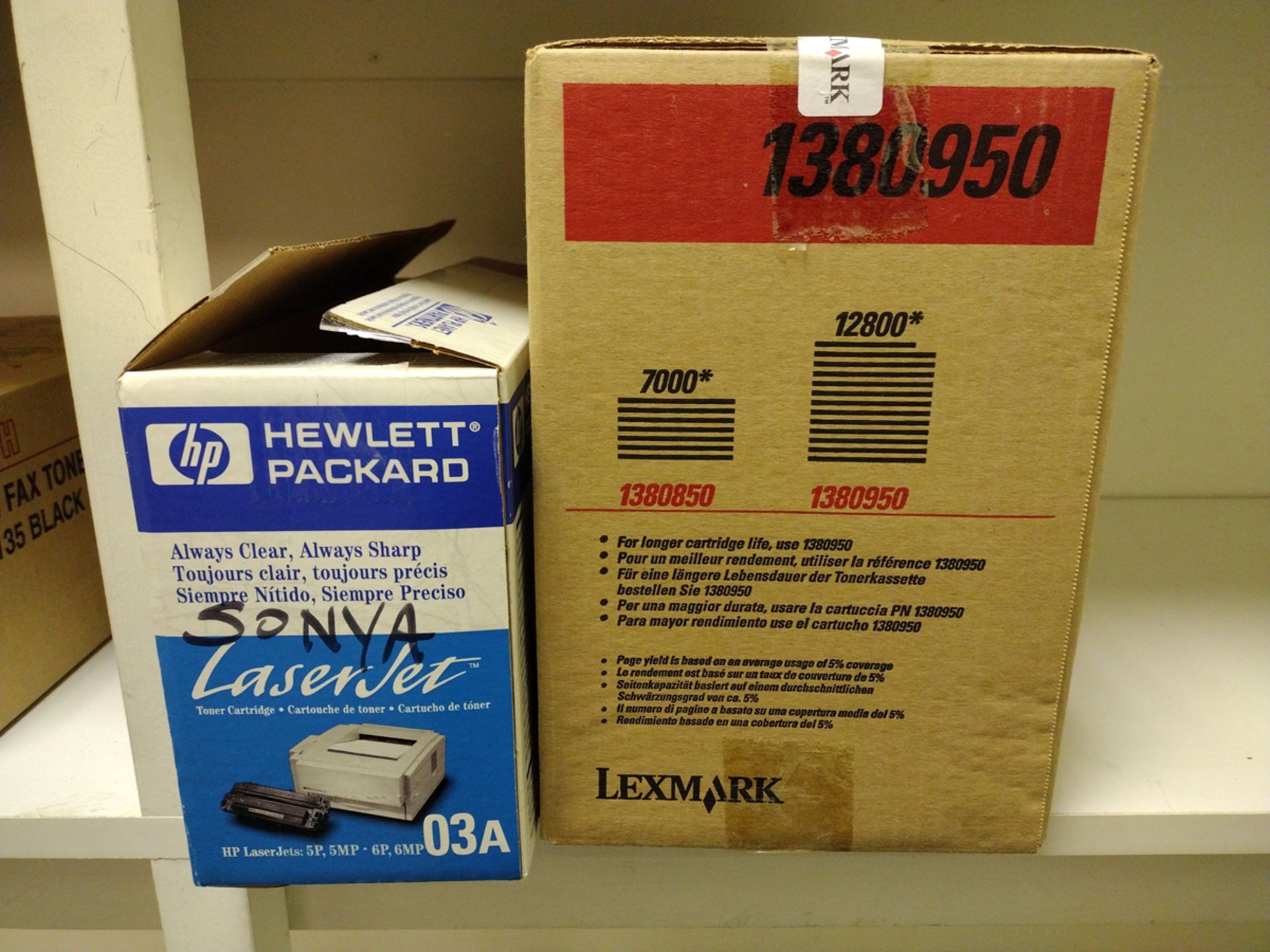 Group of Ass't Ricoh, HP, and LexMark Toner Cartridges - Image 3 of 3